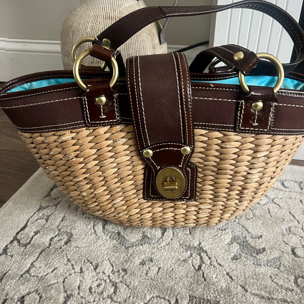 Coach Legacy Basket Tote Purse
